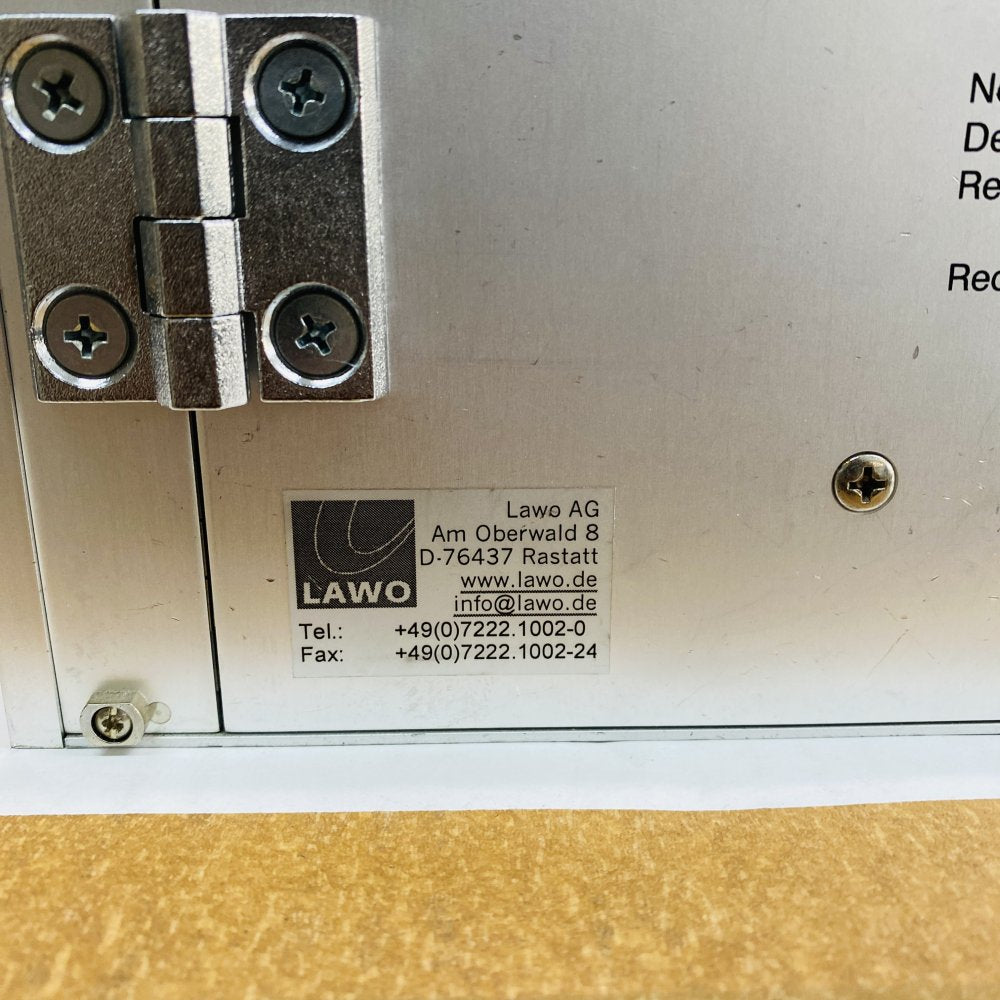 Broadcast Modular Router Chassis MADI LAWO 940/06 Rack Mount 3-RU Frame