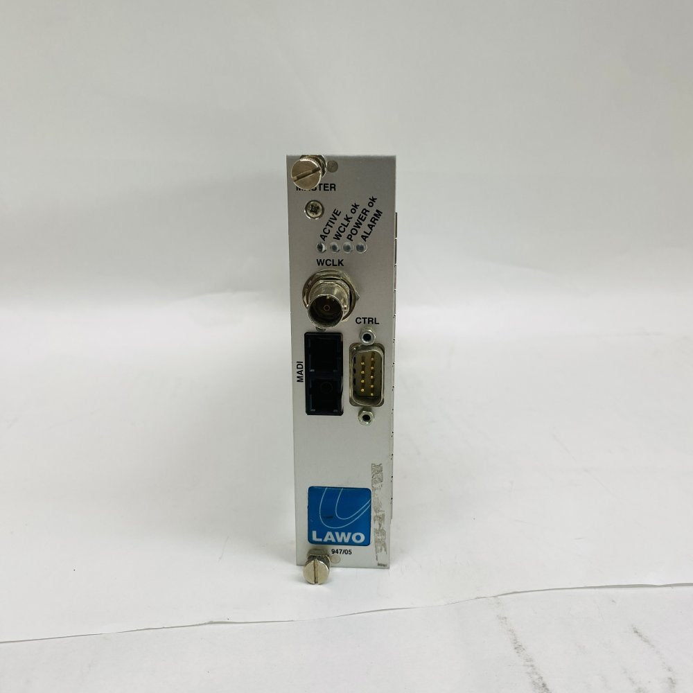 LAWO 947/05 WCLK MADI CTRL Master Clock Synchronization Card S/N 0709549