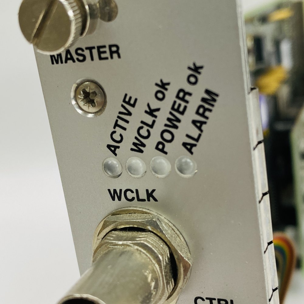 LAWO 947/05 WCLK MADI CTRL Master Clock Synchronization Card S/N 0709549
