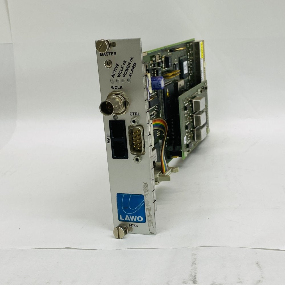 LAWO 947/05 WCLK MADI CTRL Master Clock Synchronization Card S/N 0709549