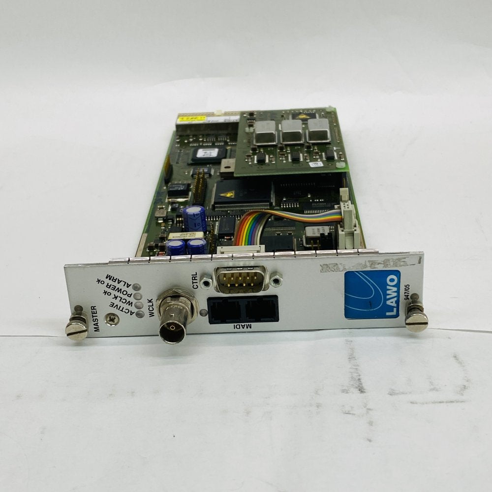 LAWO 947/05 WCLK MADI CTRL Master Clock Synchronization Card S/N 0709549