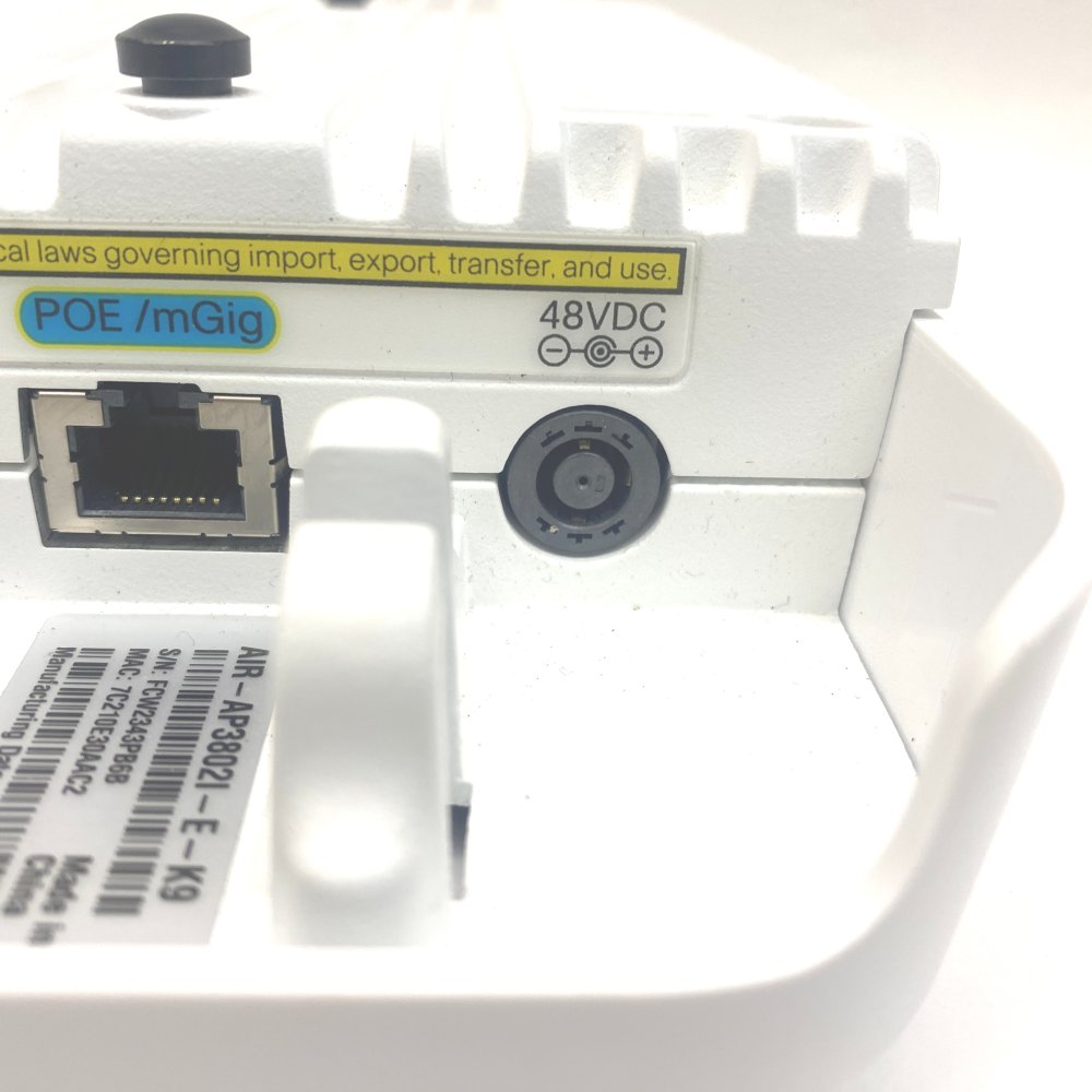 Cisco AIR‑AP3802I‑E‑K9 Dual‑Band 802.11ac Wave 2 Access Point (Used)