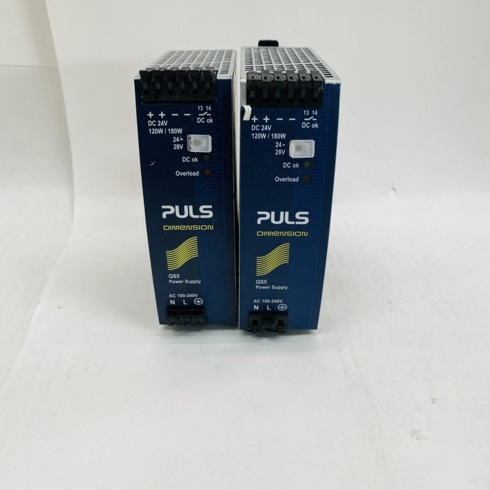 PULS QS5.241 DIN-Rail Power Supply 24-28V 5A 120W (Set of 2) - Used