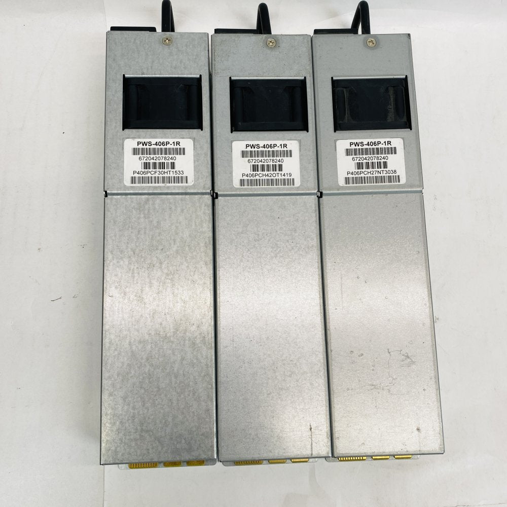3 x Data Center Power Supply Supermicro PWS-406P-1R 400W 80 Plus Gold