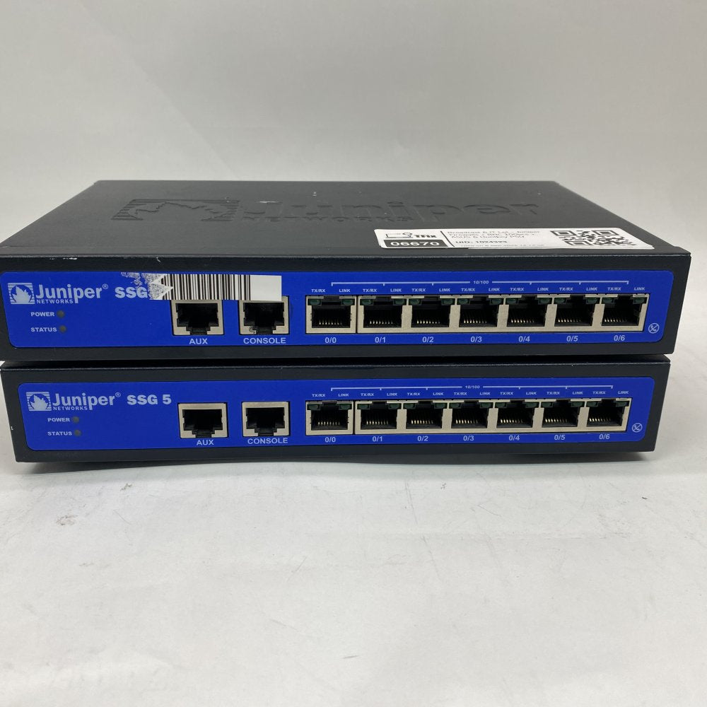 Broadcast & IT Lot – Juniper Firewalls + BNC 100pcs + ASUS & Huntkey PSU