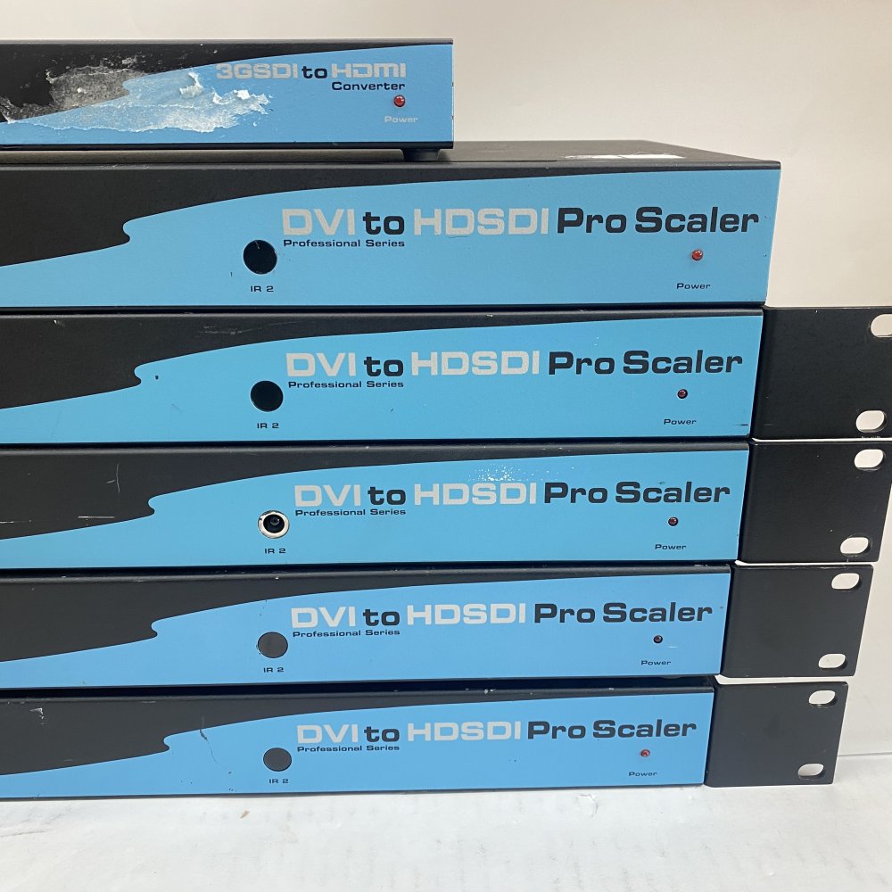 Broadcast Video Lot 5x Gefen DVI-HD-SDI Scalers + 3G-SDI HDMI Converter
