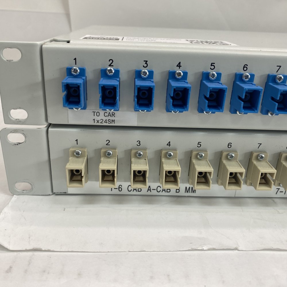 Sony Audio & Fiber Patch Lot: 2x WRT-820 TX, 2x 24-Port Panels, Charger