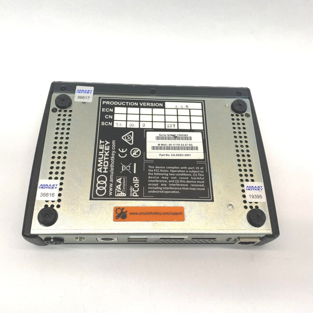 Amulet Hotkey DXZC Dual-Display PCoIP Zero Client Secure Endpoint - Used