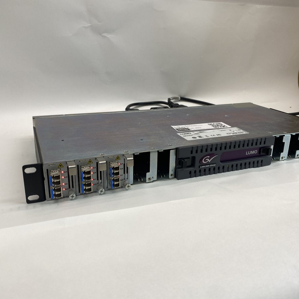 Miranda Lumo‐BNC 1RU Frame + 3× FIO-911 Quad RX Cards Broadcast Module