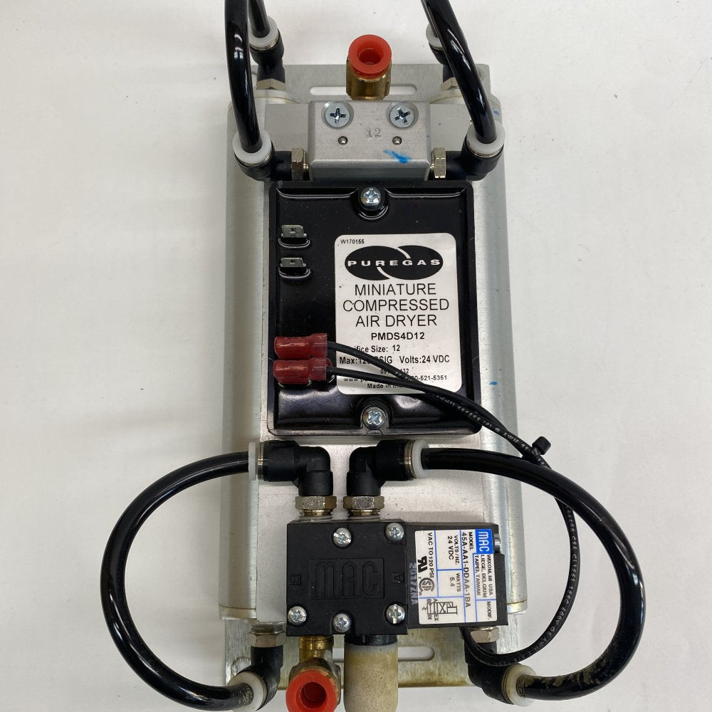 Puregas PMDS4D12 Miniature Compressed Air Dryer + MAC Solenoid Valve