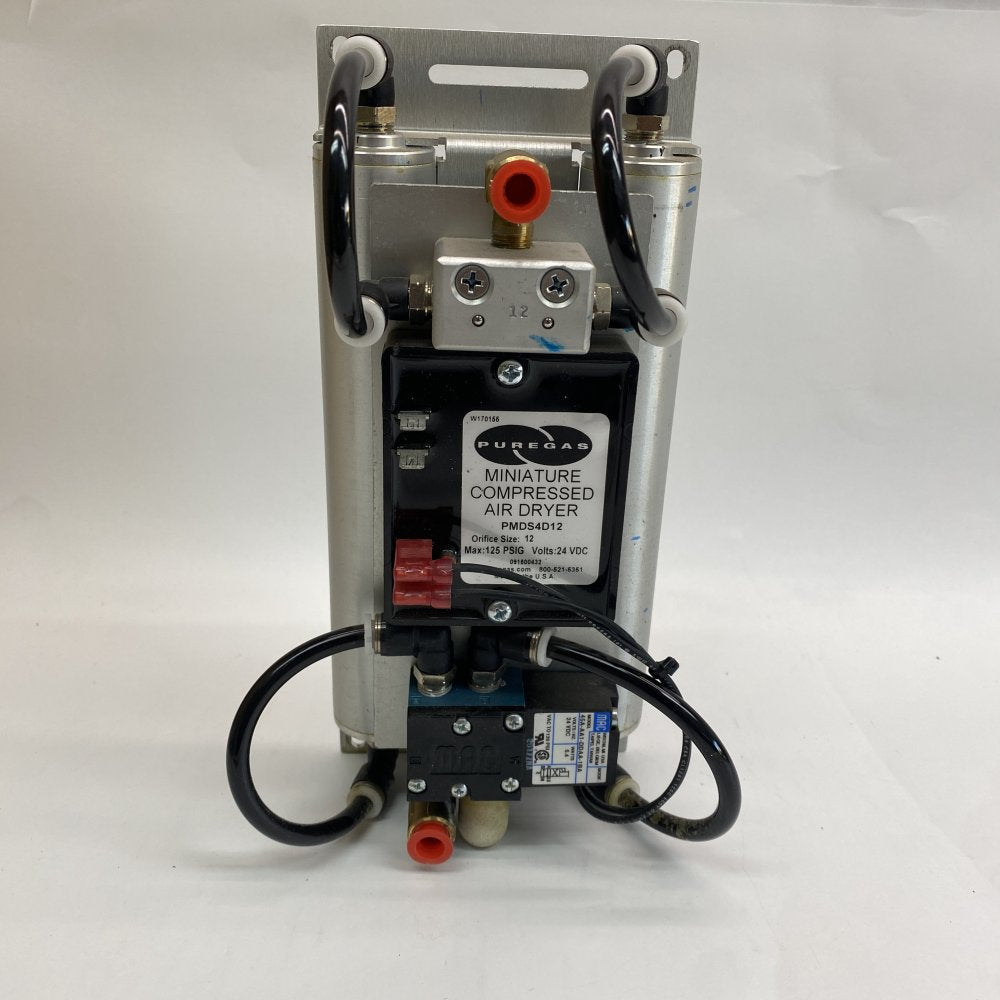 Puregas PMDS4D12 Miniature Compressed Air Dryer + MAC Solenoid Valve