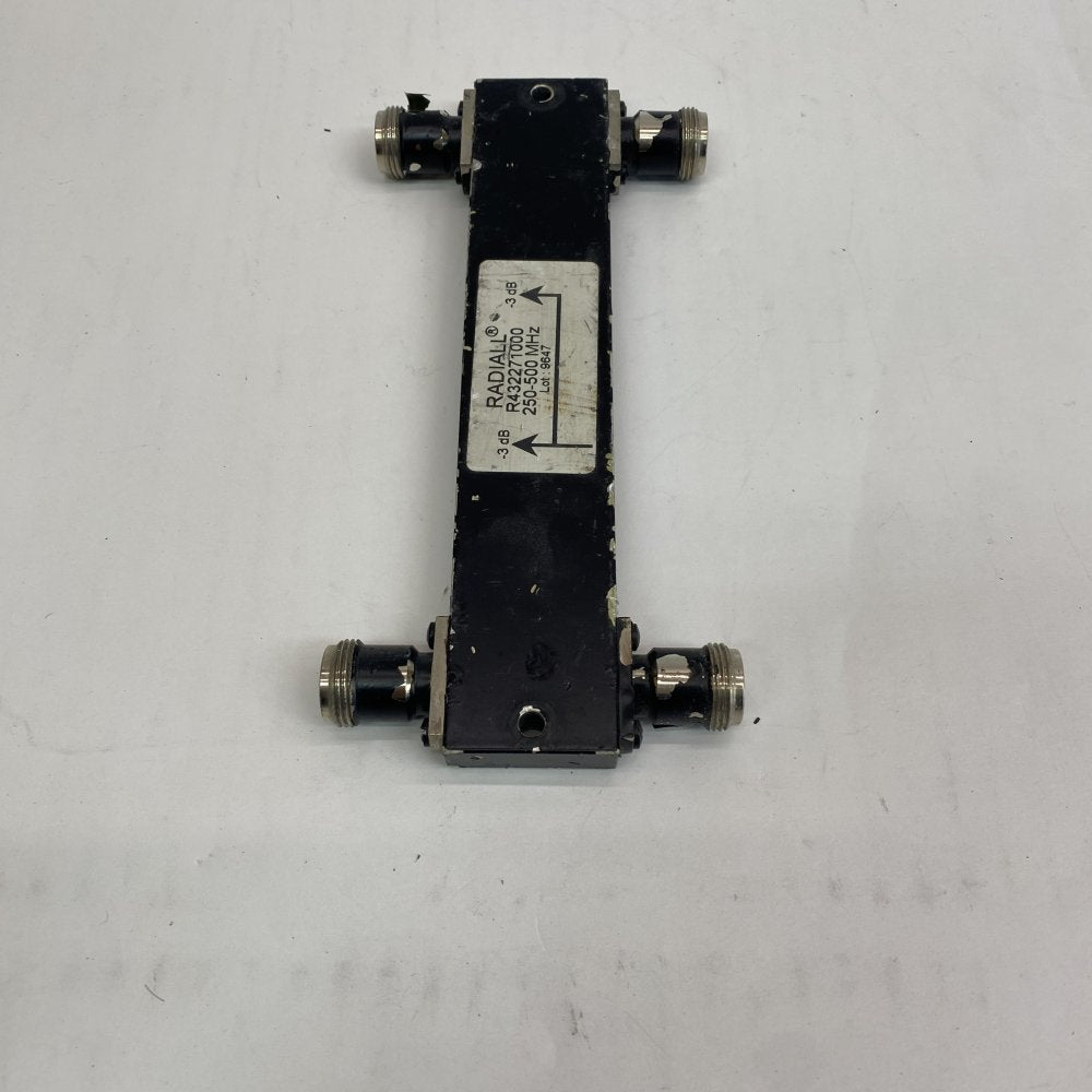 Radiall R432271000 250-500 MHz 3 dB RF Splitter Combiner Universal