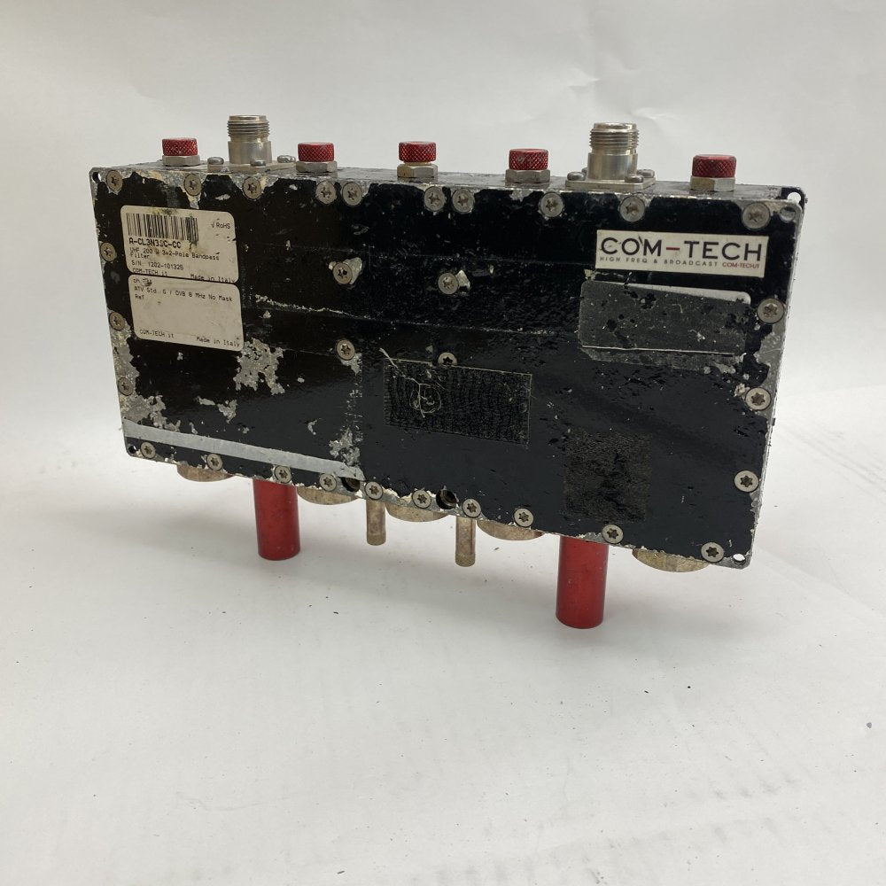 COM-TECH A-CL3N3C-CC 200W UHF 3+2-Pole Bandpass Filter Ch 34 Broadcast