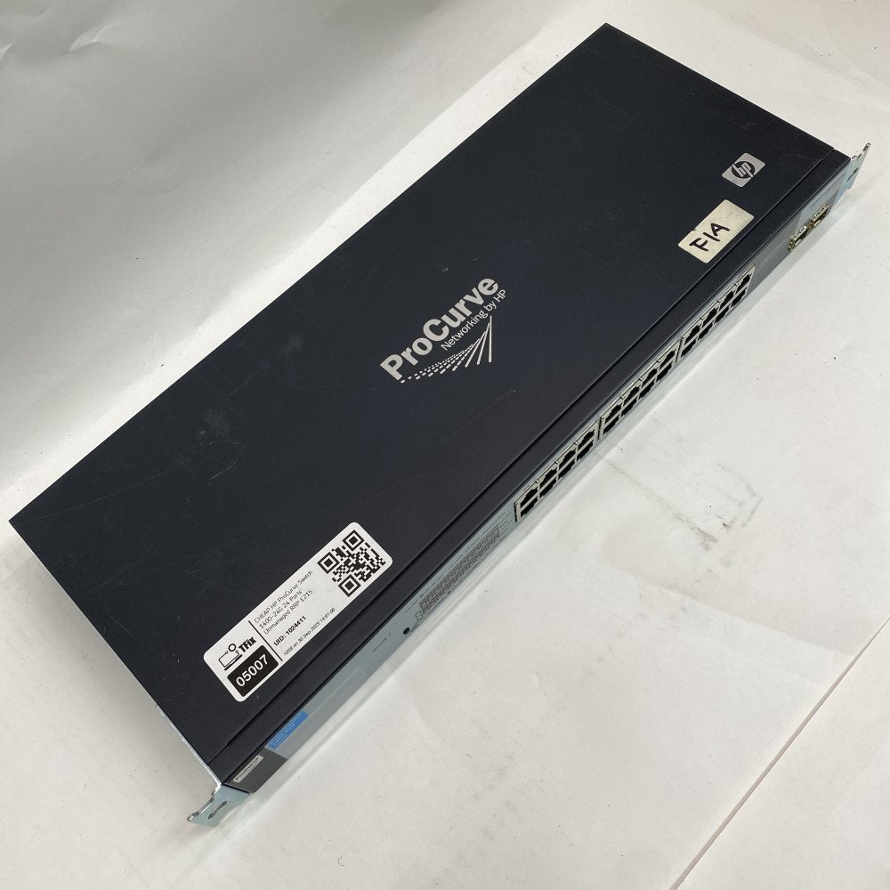 Professional Gigabit Ethernet Switch 24 RJ45 SFP HP ProCurve 1400-24G Rack-Mount