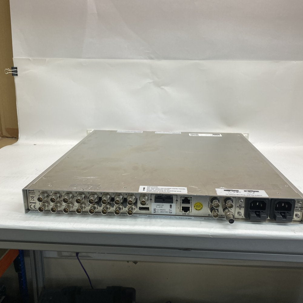Broadcast MADI SDI IP Audio Processor Lawo FP1 986/70 V_pro8 LAN USB Rackmount