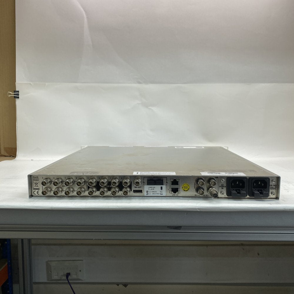 Broadcast MADI SDI IP Audio Processor Lawo FP1 986/70 V_pro8 LAN USB Rackmount