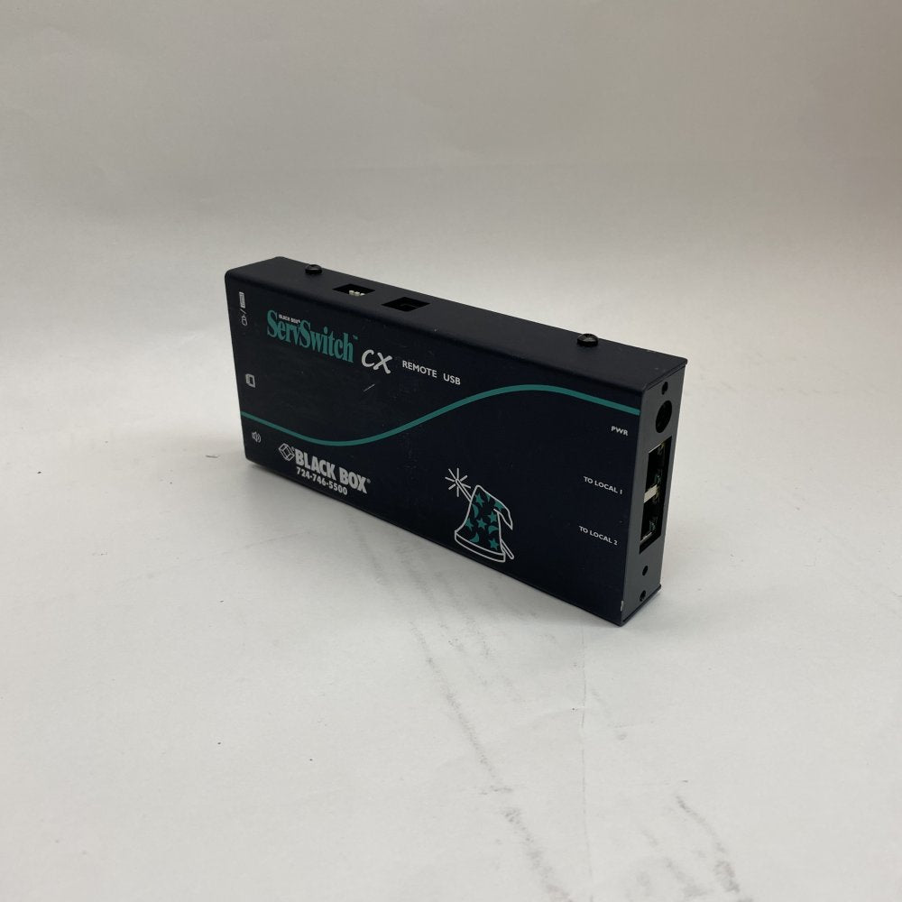 Black Box ServSwitch CX Remote USB KVM Switch VGA USB Audio Ethernet