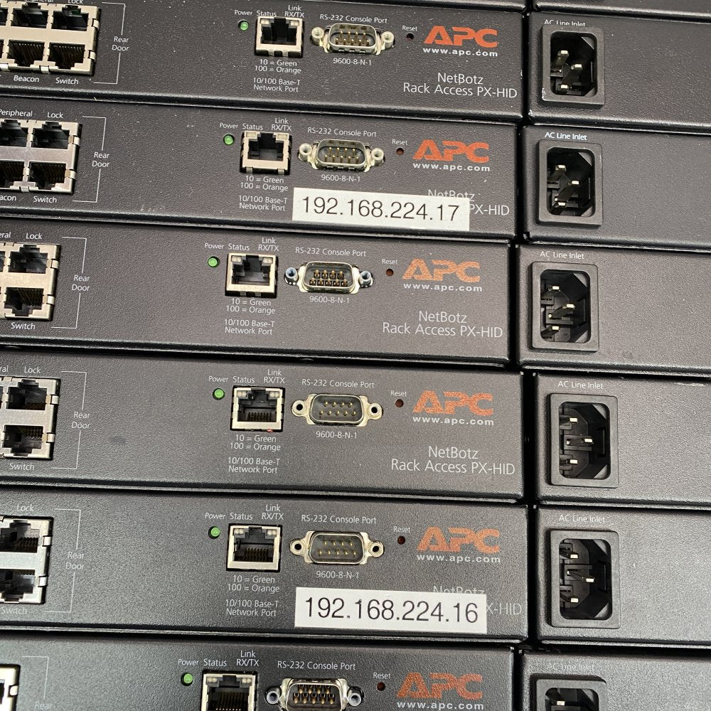 Advanced Rack Access Security Ethernet System APC NetBotz AP9361 40x