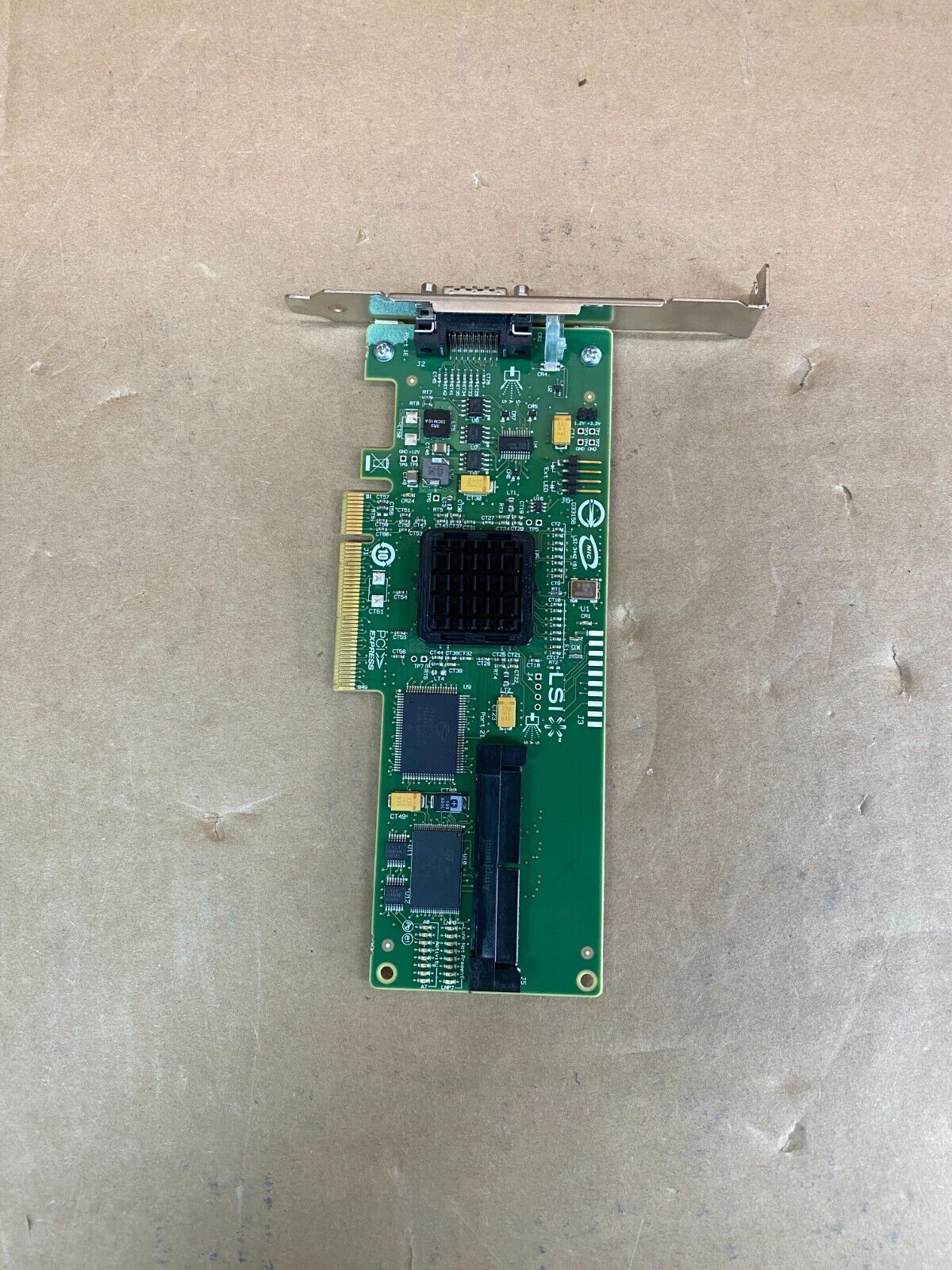 SAS SATA RAID Controller LSI SAS3442E-R PCIe X4, 4-Port Interface