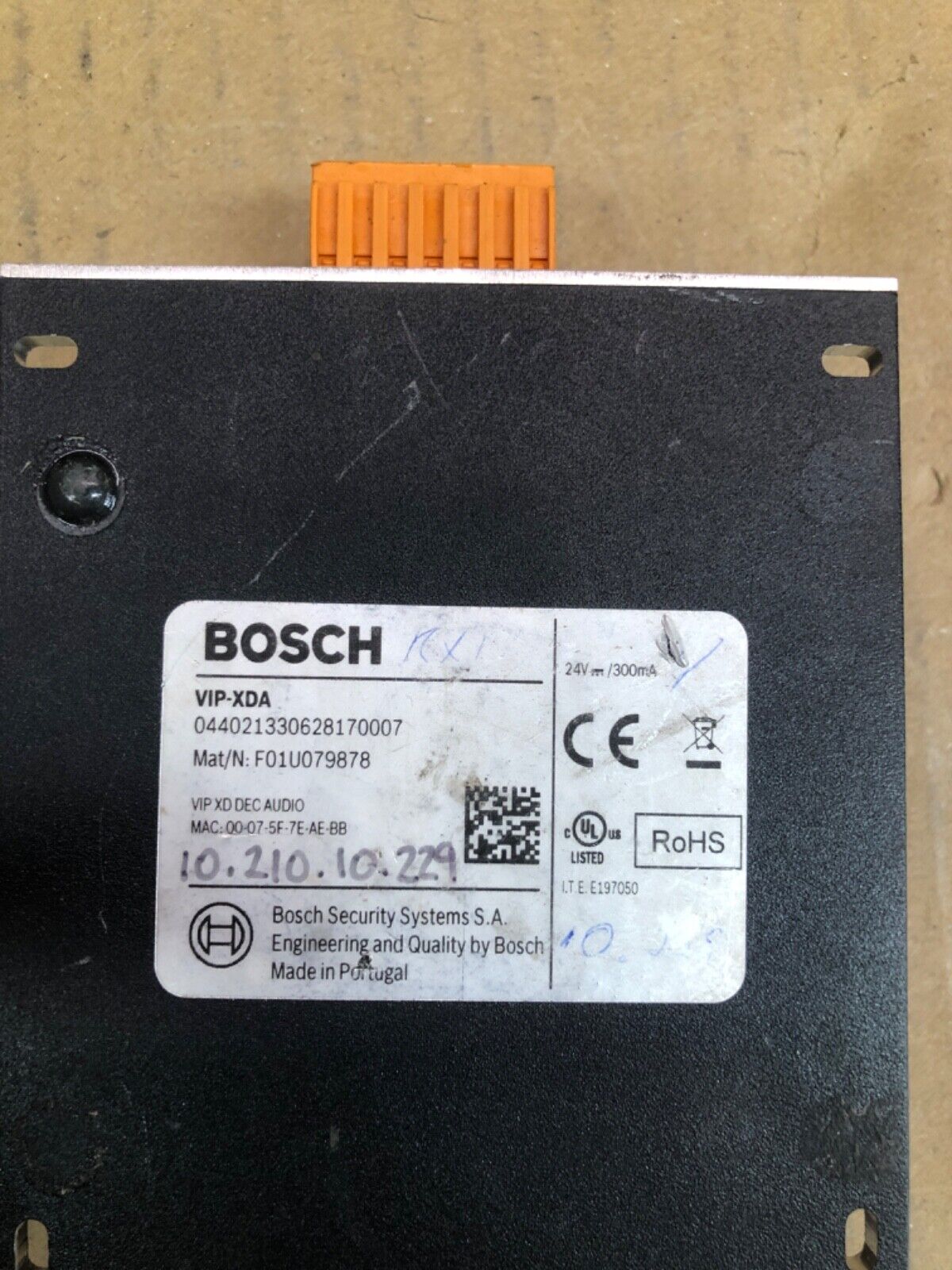 Professional H.264 MPEG-4 MPEG-2 Decoder Bosch VIP XDA Ethernet HDMI