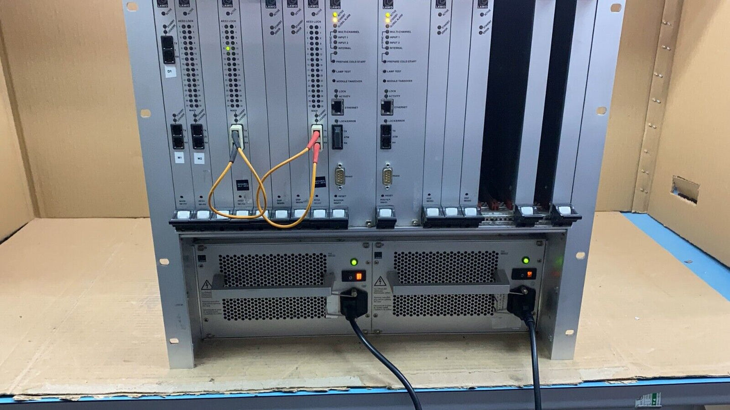 Digital Audio Router Lawo Nova73 HD for Broadcast Production 8192 Channels