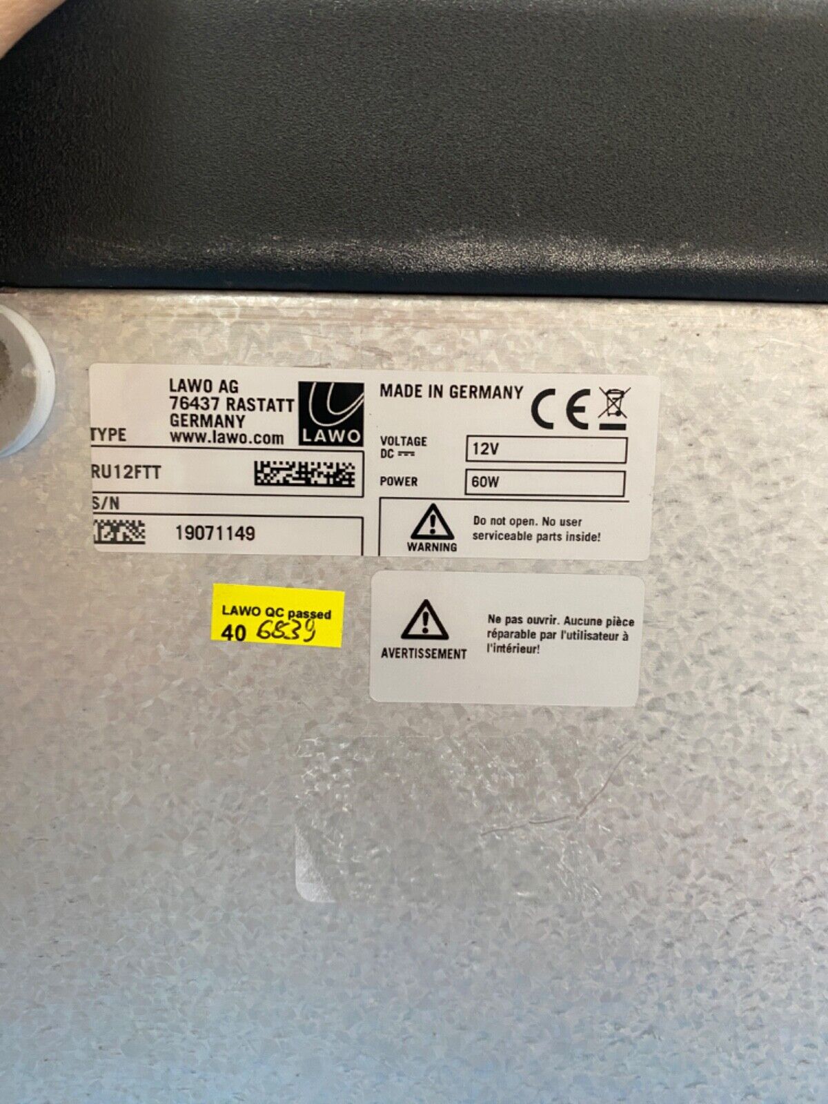 Broadcast 12-Channel Lawo Ruby Pro Audio Mixing Console Motorized Faders