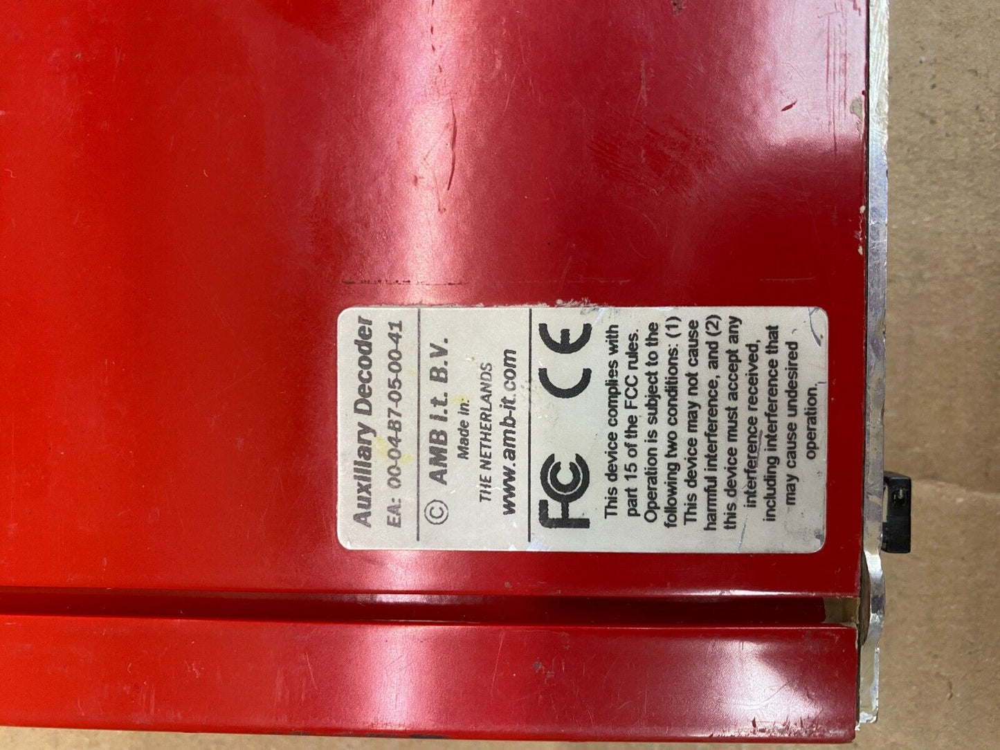 Race Timing Auxiliary Decoder, MYLAPS, Professional Backup Device