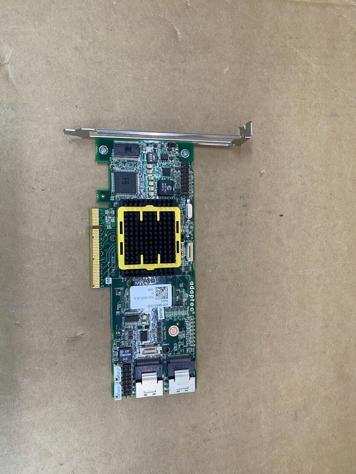 RAID Controller Adaptec ASR-5805 8-Port PCIe 512MB Server Storage