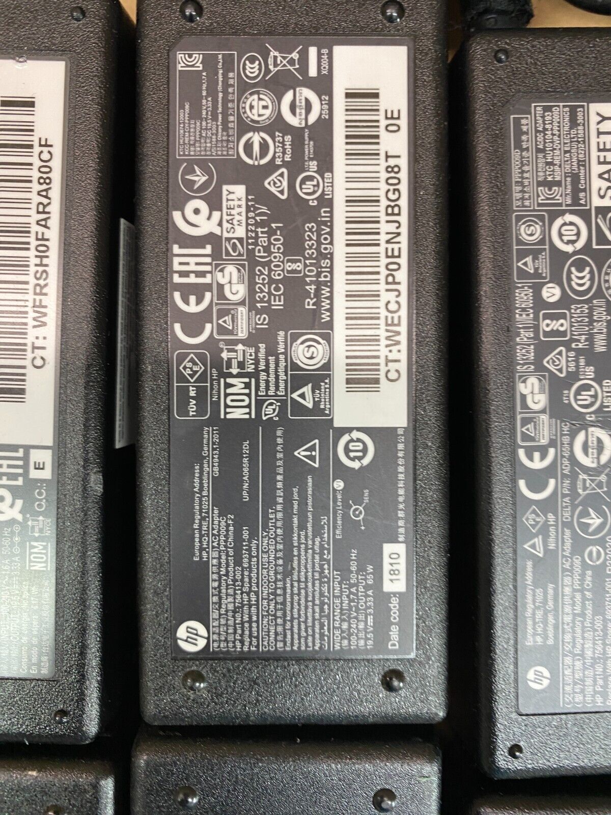 HP 65W Genuine Laptop Charger Adapter 19.5V 3.33A Power Supply Unit