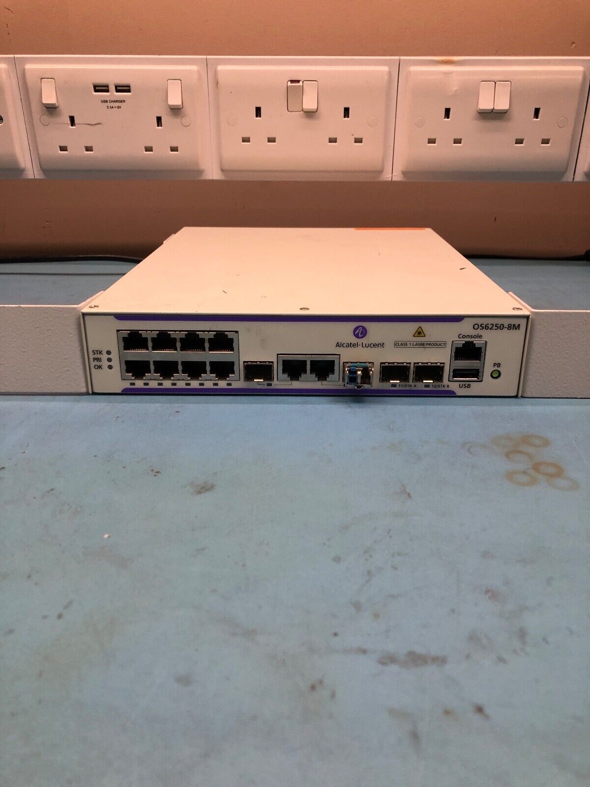 Gigabit Ethernet Switch Alcatel-Lucent OmniSwitch OS6250-8M, Network Ready