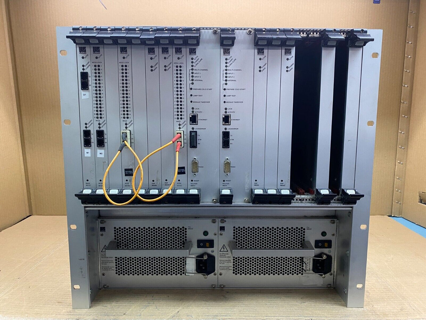 Digital Audio Router Lawo Nova73 HD for Broadcast Production 8192 Channels