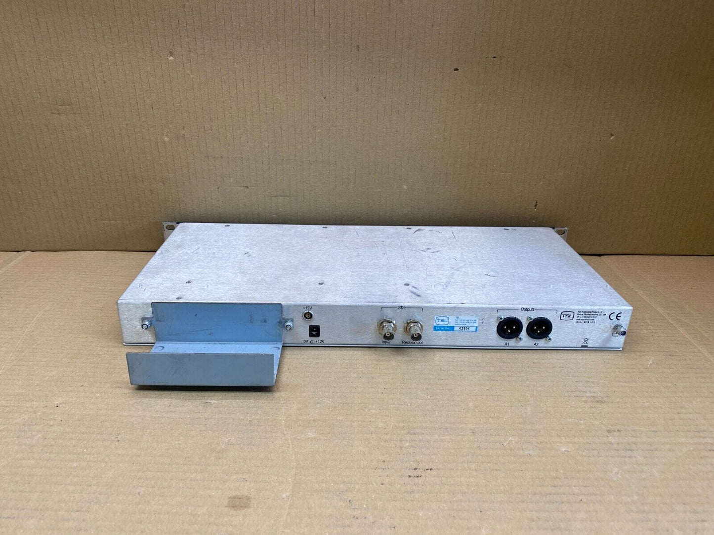 Broadcast HD SDI Audio Monitor TSL MPA1-3G Rackmount SD/HD/3G-SDI
