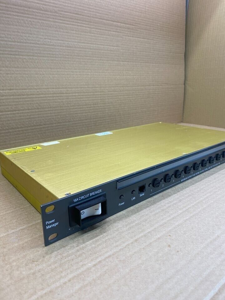 Broadcast Ethernet Power Manager TSL MDU12-PM 12x IEC SNMP Alerts