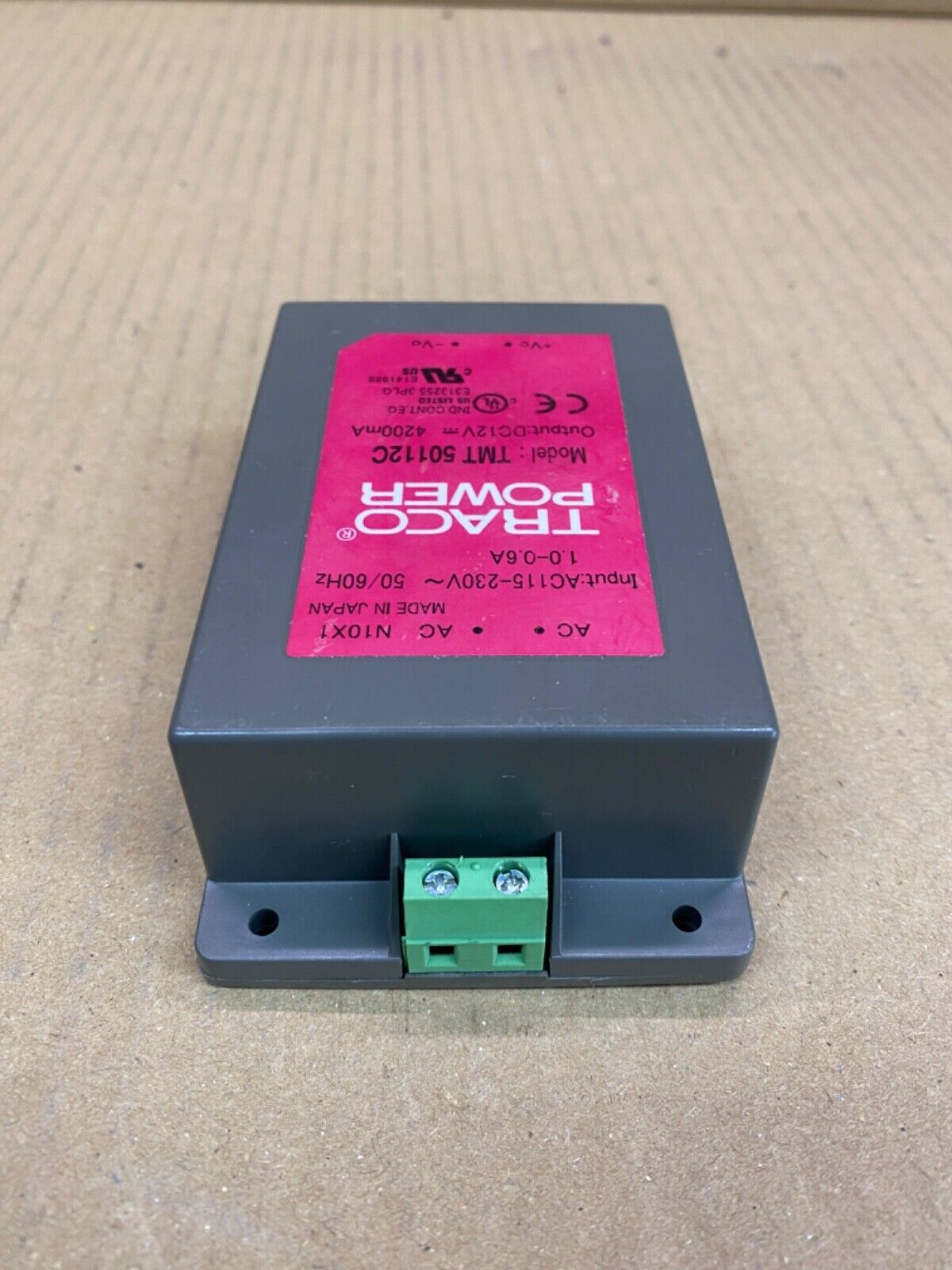 Industrial AC/DC Power Module Traco Power TMT 50112C 50W 112VAC/12VDC