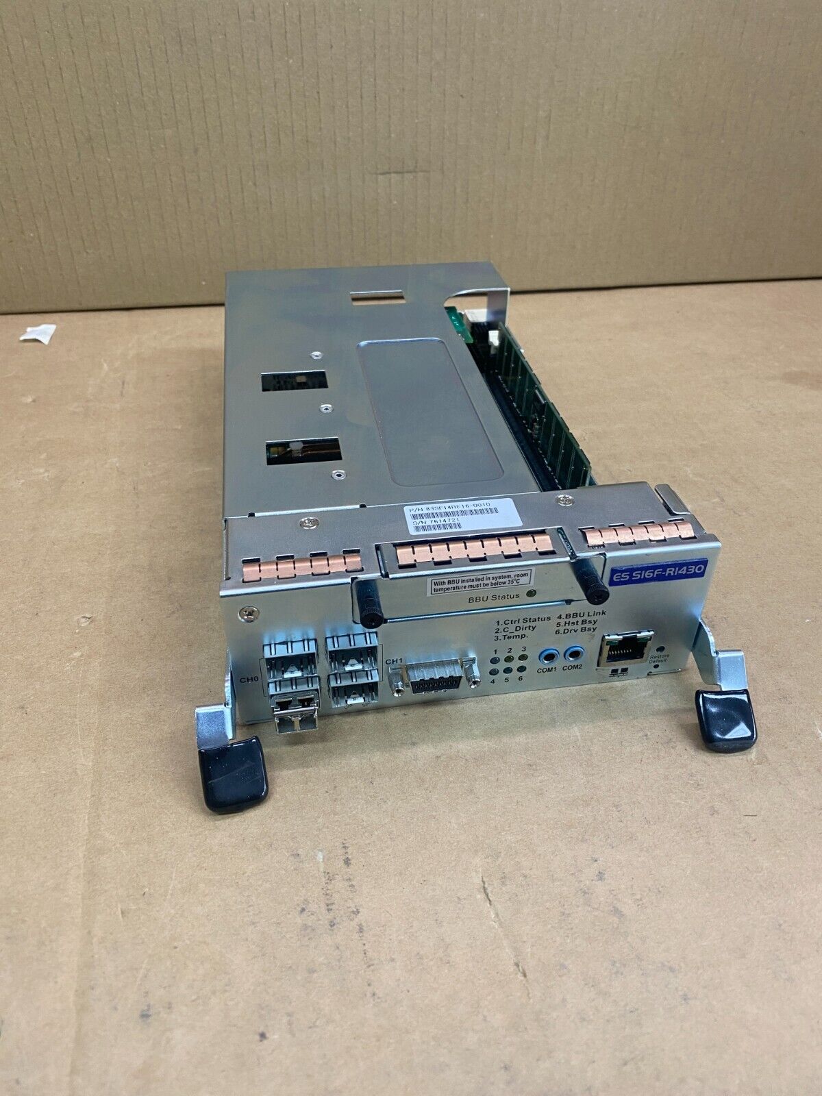 Fibre SAS RAID Controller 512MB EonStor S16F-R1430 Infotrend Rack-Mount