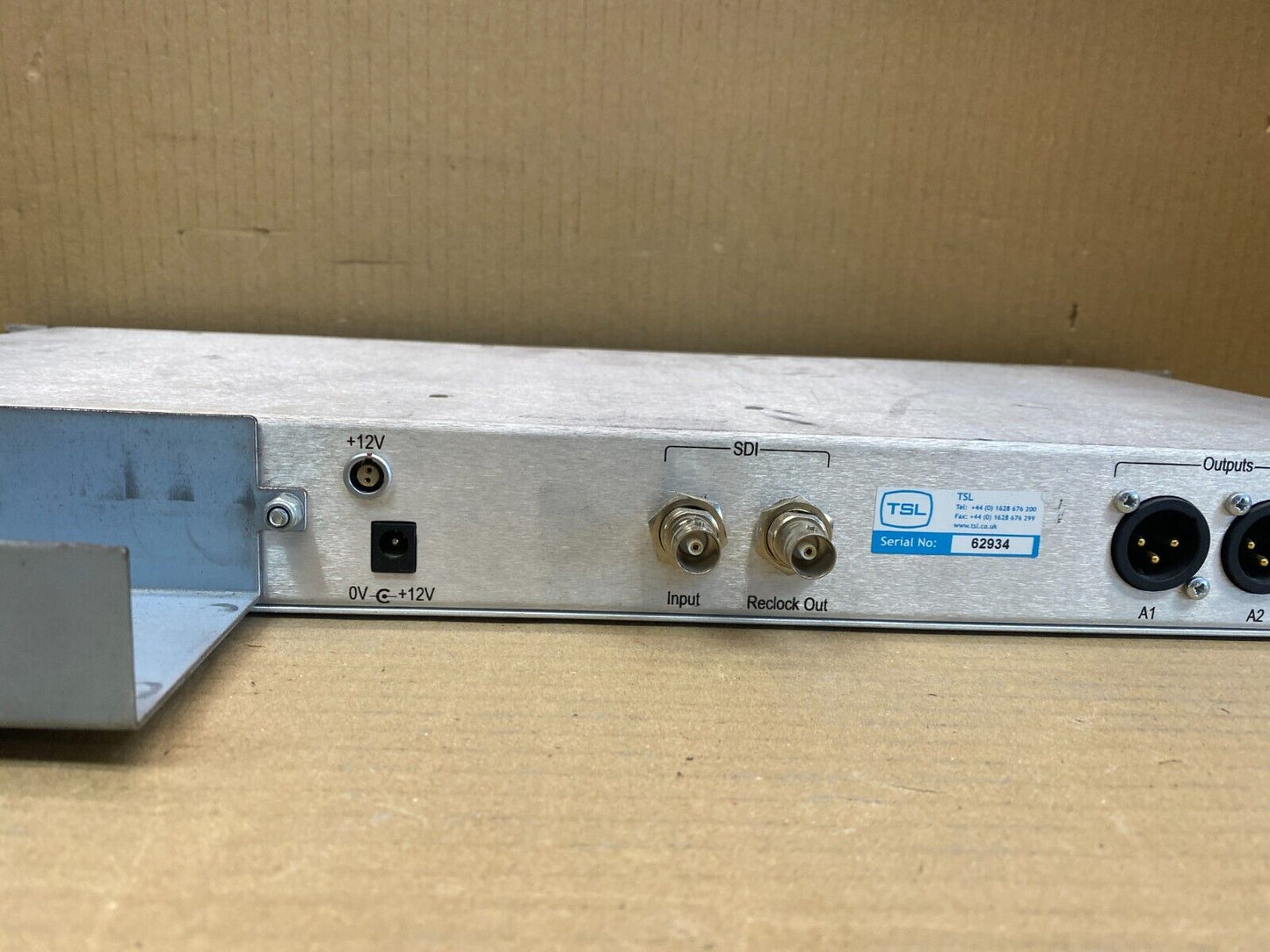 Broadcast HD SDI Audio Monitor TSL MPA1-3G Rackmount SD/HD/3G-SDI