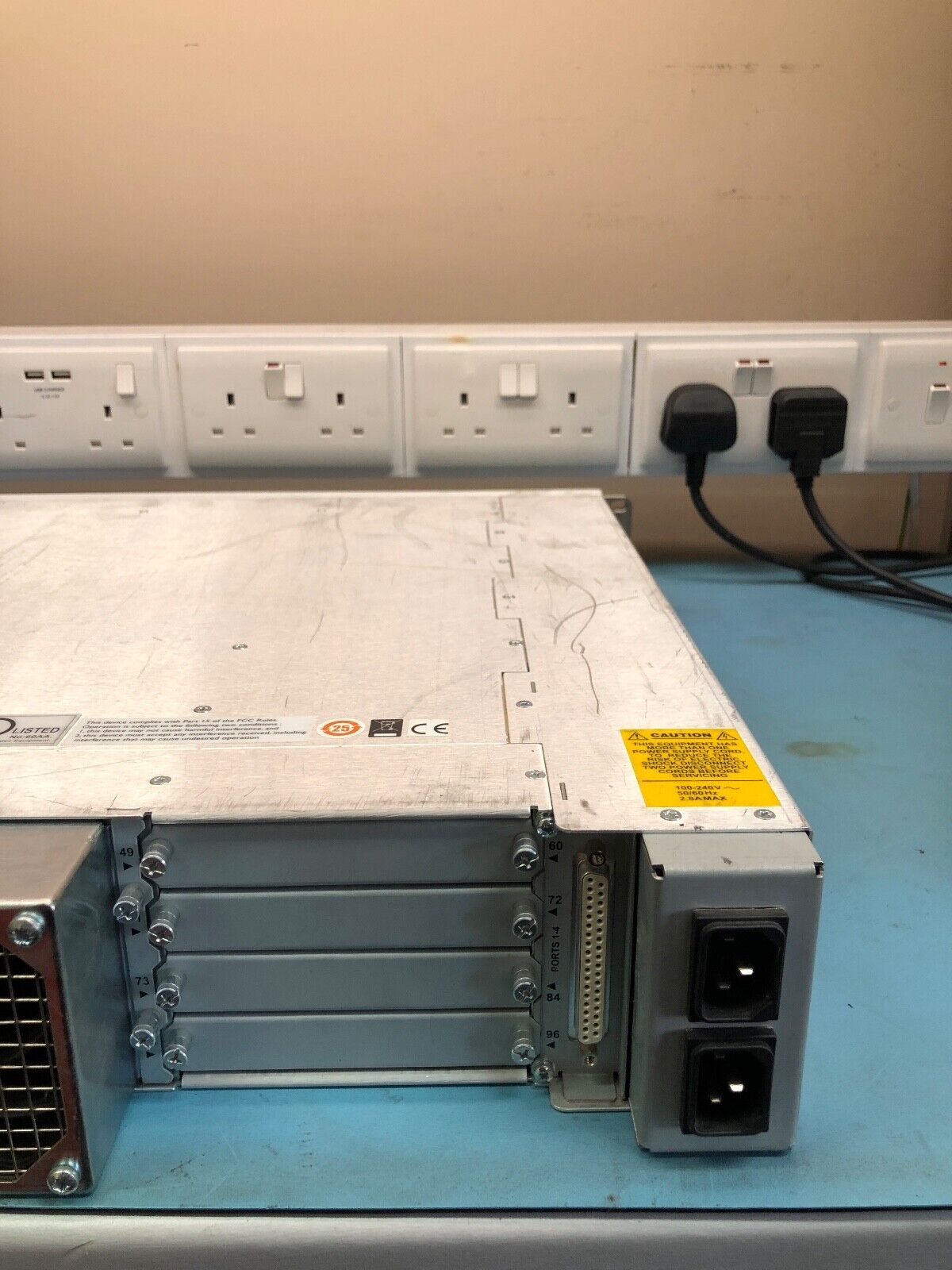 Snell Vega 200 8-Slot Broadcast Router Rackmount Configurable I/O Used