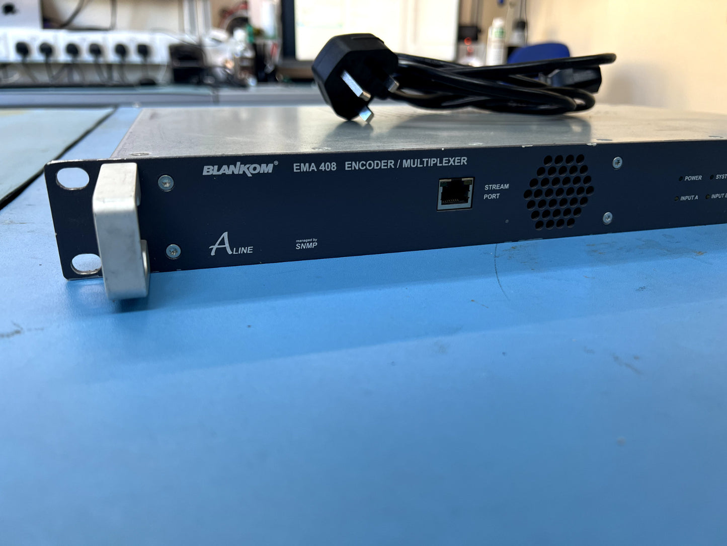 Broadcast H.264 Encoder Multiplexer Blankom EMA-408 SD/HD ASI 1080p