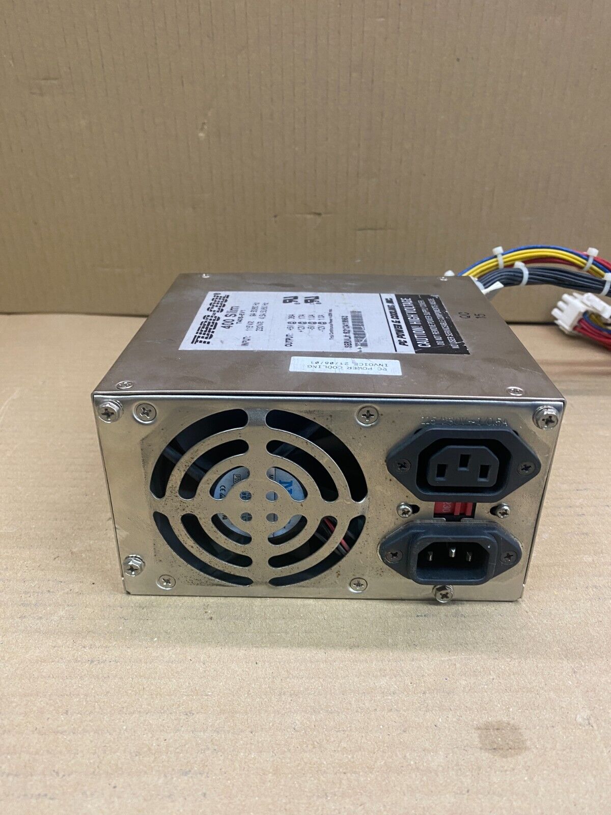 ATX Power Supply Turbo-Cool 400 by Power & Cooling Inc Slim Design