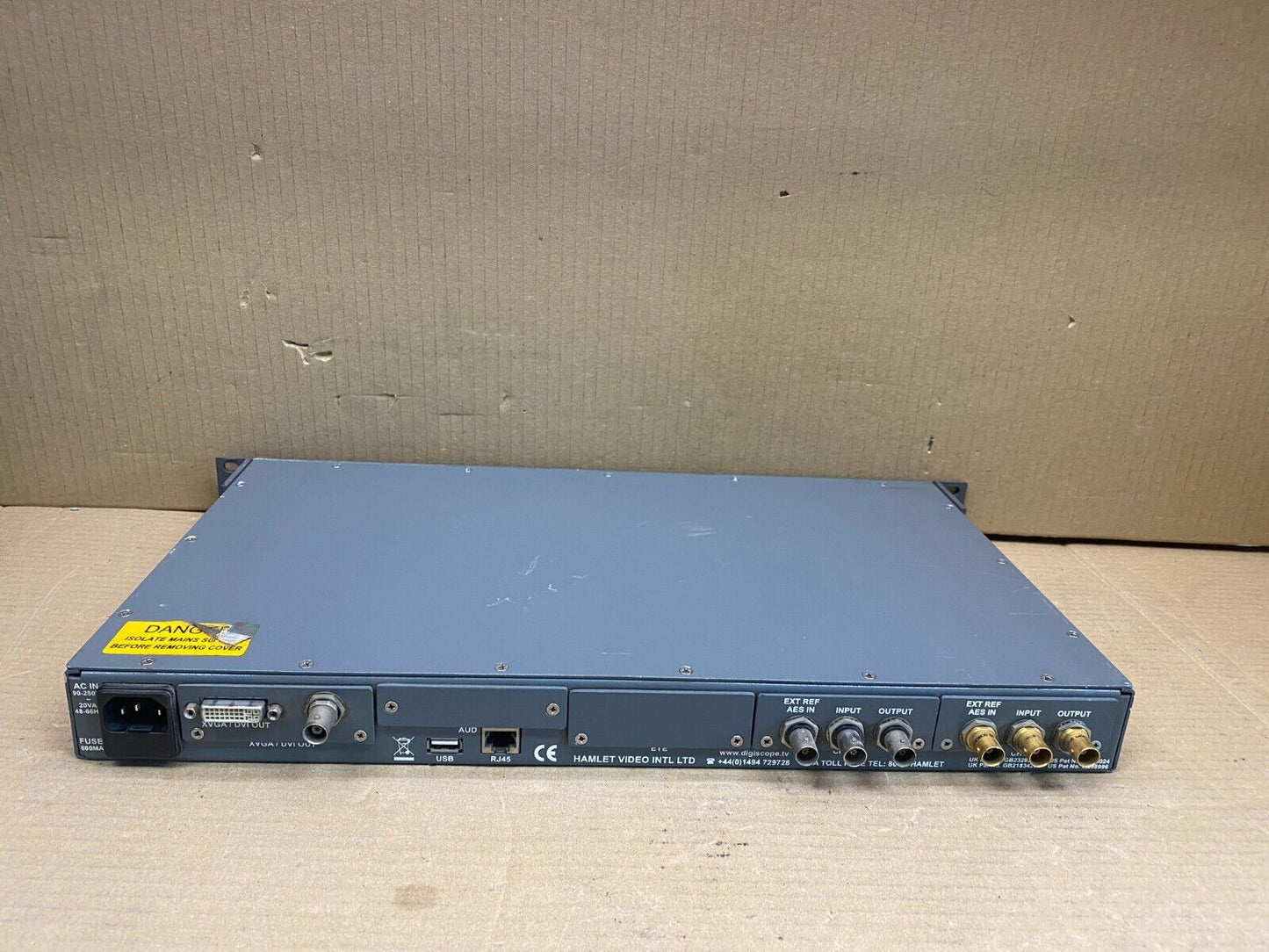 Hamlet Signal Analyzer Digiscope HD/SD-SDI DS900 Base-A TSG & CST Modules