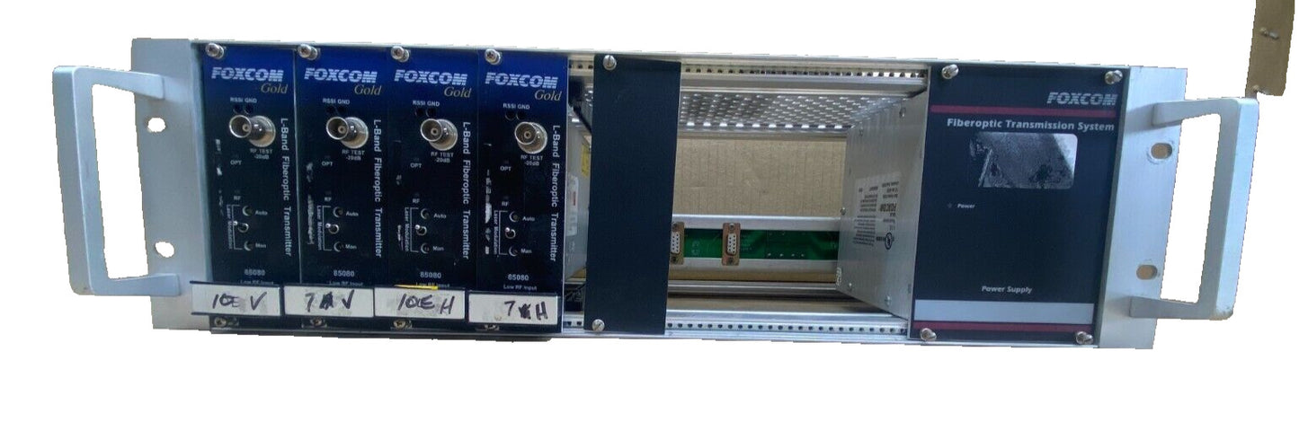 Broadcast Fiberoptic Set, Foxcom Gold L-Band, High-Performance System