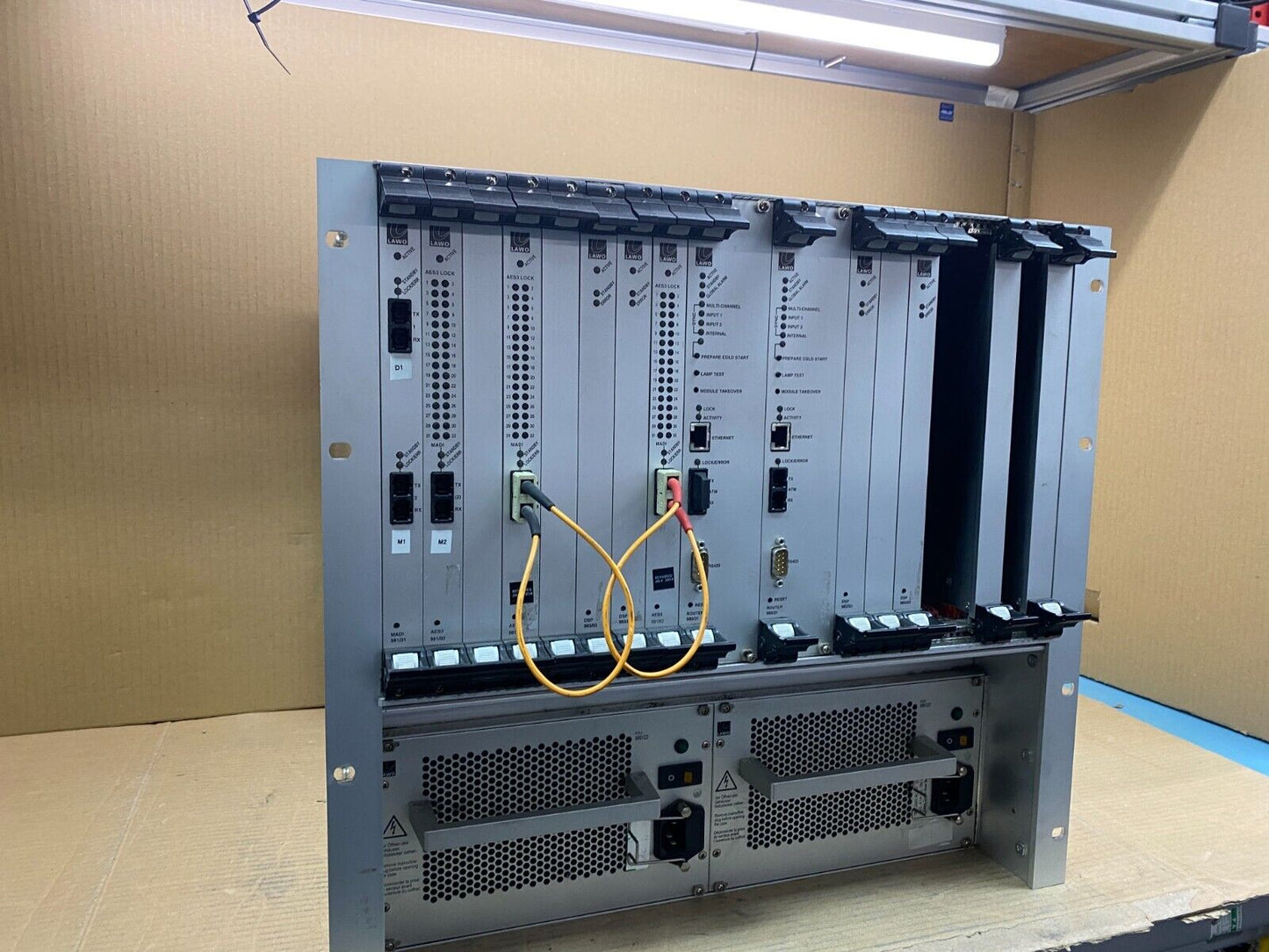 Digital Audio Router Lawo Nova73 HD for Broadcast Production 8192 Channels