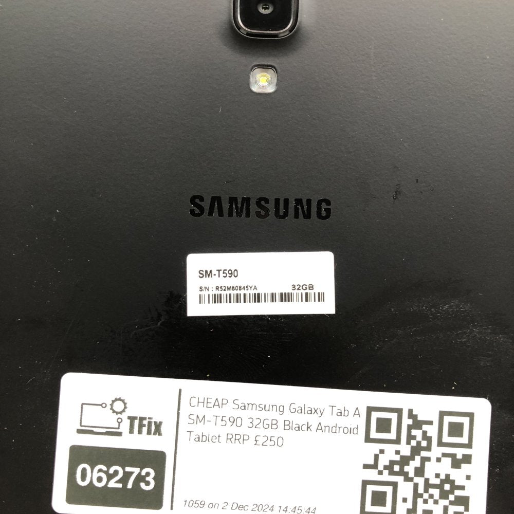 Android Tablet USB C Samsung Galaxy Tab A SM T590 32GB Black 10.1 Rear Camera