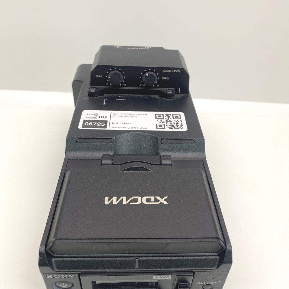 Broadcast XAVC Sony PMW-RX50 Portable Recorder SDI HDMI XLR Dual Slot