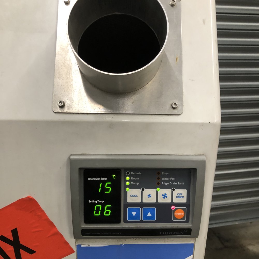 Industrial Air Conditioner R407C 21kBTU Airrex HSC-2500 230Vac Portable