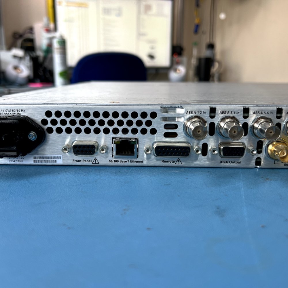 Broadcast SD HD Waveform SDI HDMI AES XGA Tektronix WVR7020 Rackmount faulty
