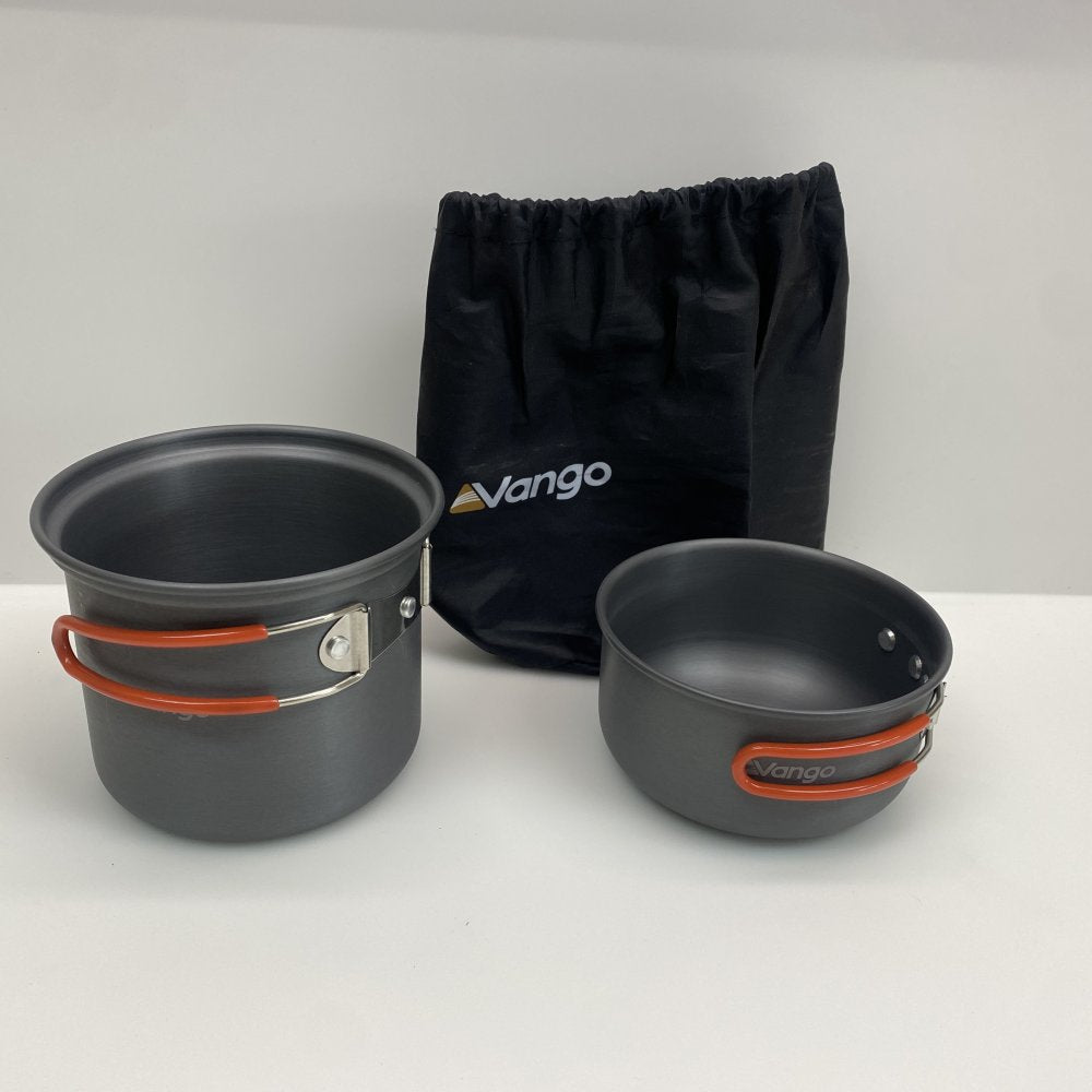 Compact Camping Cookset Vango CV300 Robust Gas Camp Table Set