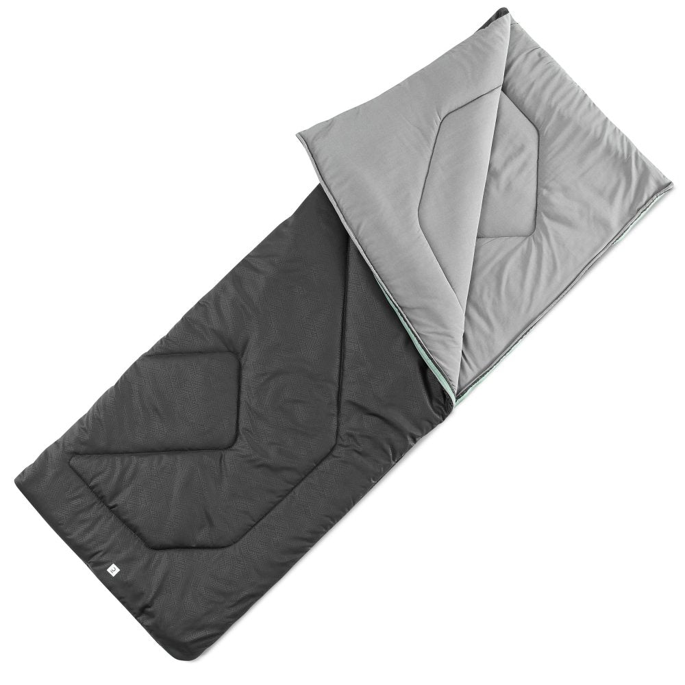 Summer Camping Sleeping Bag Decathlon Quechua Arpenaz 15°C Blue Synthetic
