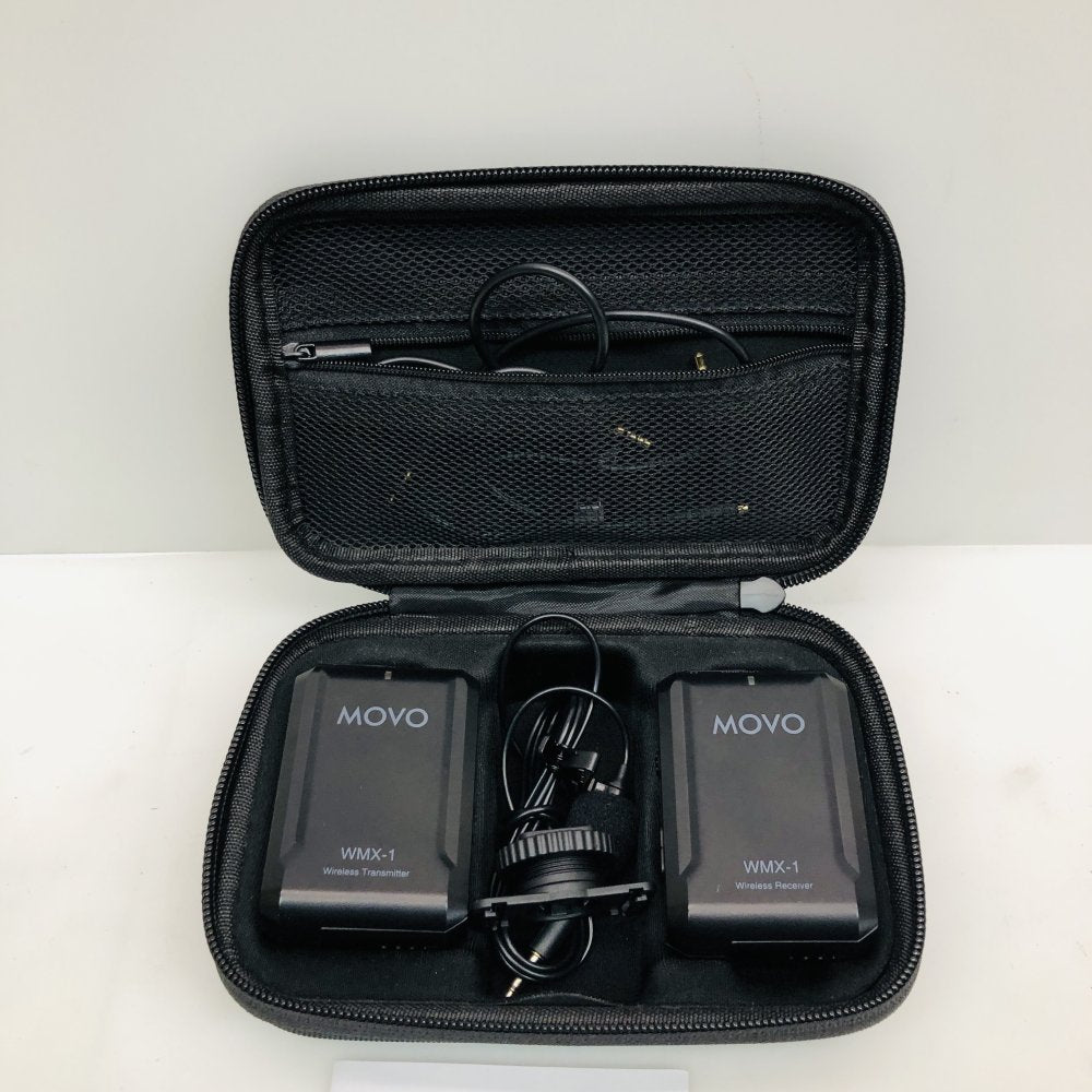 MOVO WMX-1 Dual-Channel Wireless Lavalier Mic Kit w/ Case - Used