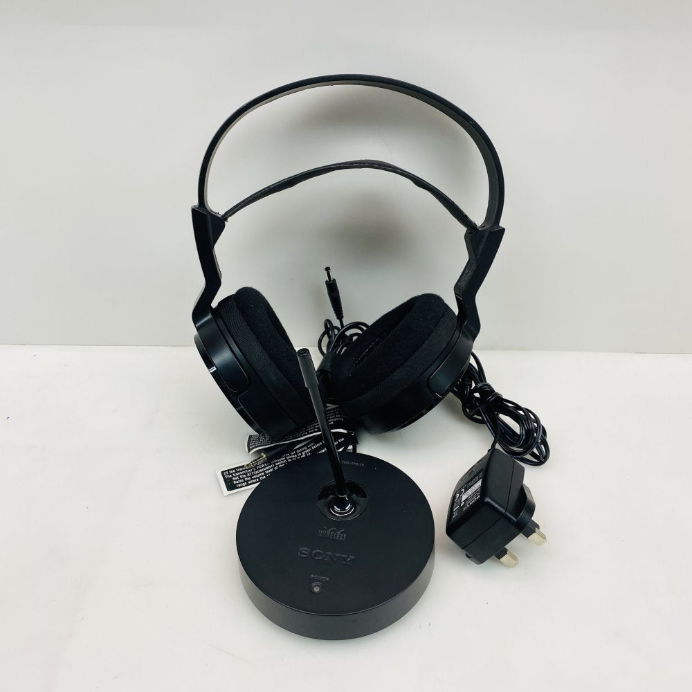 Sony MDR-RF811R Wireless RF Headphones w/ TMR-RF810R Transmitter - Used